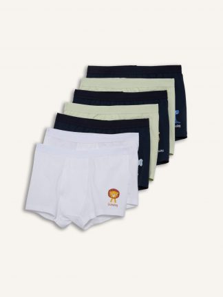 شورت پسرانه سفید دفکتو تصویر ۱