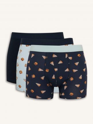 شورت مردانه سرمه ای دفکتو تصویر ۱