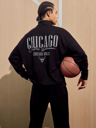 سویشرت مردانه مشکی دفکتو تصویر ۱