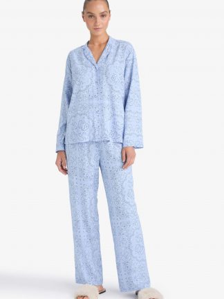 لباس خواب زنانه آبی روشن دفکتو تصویر ۱