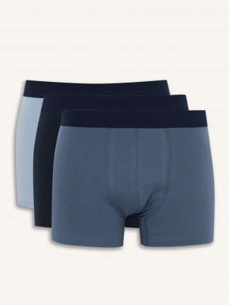 شورت مردانه سرمه ای دفکتو تصویر ۱