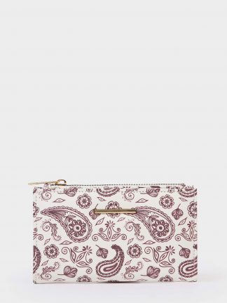 کیف پول زنانه بژ دفکتو تصویر ۱