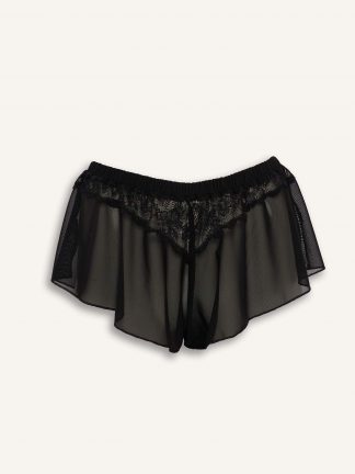 شورت زنانه مشکی دفکتو تصویر ۱