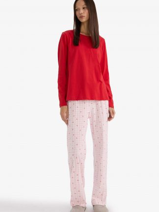 لباس راحتی زنانه قرمز دفکتو تصویر ۱