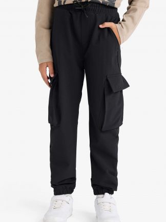 شلوار جاگر پسرانه مشکی دفکتو تصویر ۱