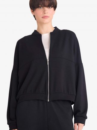 سویشرت زنانه مشکی دفکتو تصویر ۱