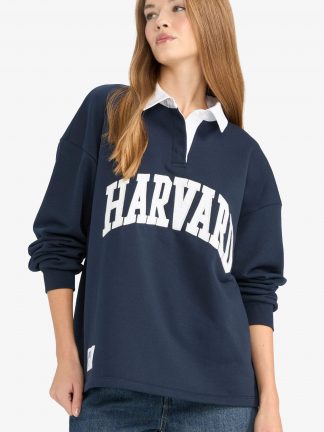 سویشرت زنانه سرمه ای دفکتو تصویر ۱