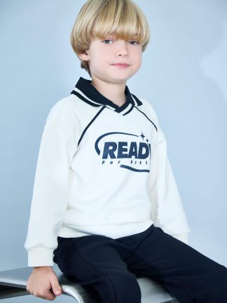 سویشرت نوزاد پسر بژ دفکتو تصویر ۱