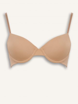 سوتین زنانه بژ دفکتو تصویر ۱