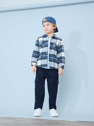 شلوار جین نوزاد پسر نعنایی (فرعی) (مادر:آبی) دفکتو تصویر ۱