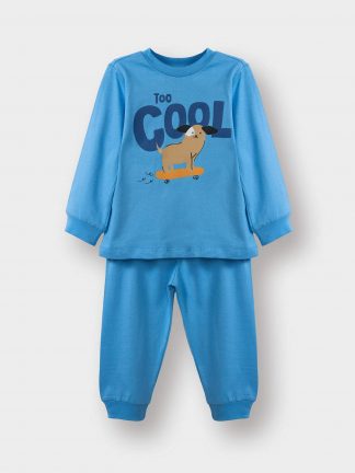 ست لباس نوزاد پسر آبی دفکتو تصویر ۱