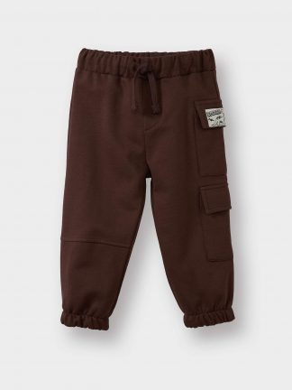 شلوار نوزاد پسر قهوه ای دفکتو تصویر ۱