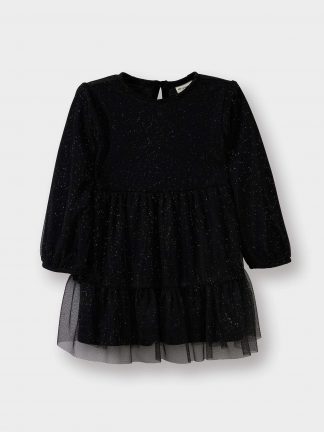 پیراهن نوزاد دختر مشکی دفکتو تصویر ۱