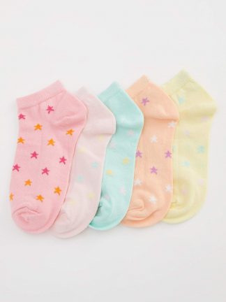 جوراب دخترانه چند رنگ دفکتو تصویر ۱