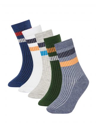 جوراب پسرانه چند رنگ دفکتو تصویر ۱