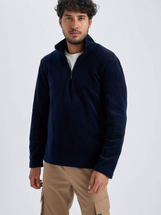 سویشرت مردانه سرمه ای دفکتو