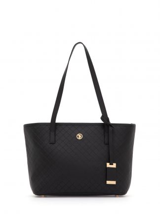 کیف دوشی زنانه مشکی یو اس پولو