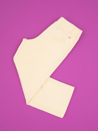 شلوار راحتی دخترانه وانیلی یو اس پولو