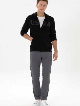 شلوار راحتی مردانه خاکستری یو اس پولو