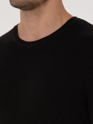 پلیور مردانه مشکی کاشارل