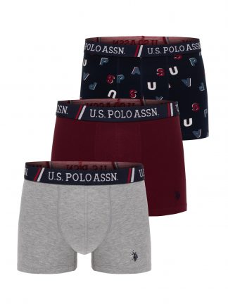 شورت مردانه خاکی ملانژ یو اس پولو