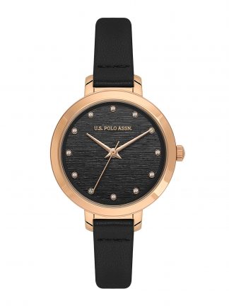 ساعت مچی زنانه مشکی یو اس پولو