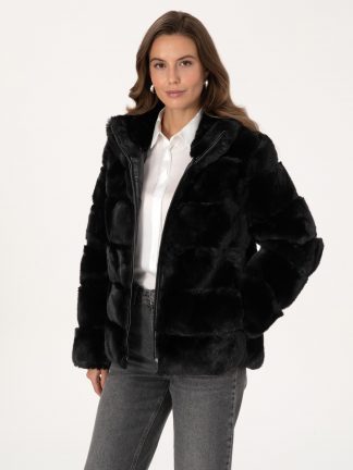 پالتو زنانه مشکی پیرکاردین