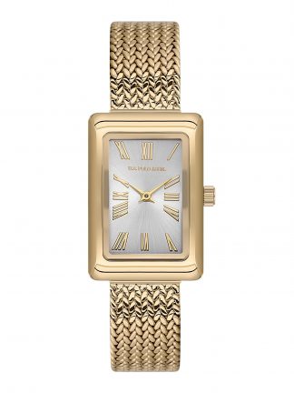 ساعت مچی زنانه طلایی یو اس پولو