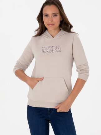 هودی زنانه طوسی یو اس پولو