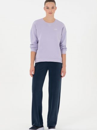 شلوار راحتی زنانه سرمه ای یو اس پولو