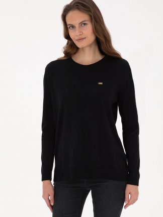 پلیور زنانه مشکی یو اس پولو