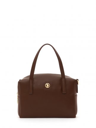 کیف دستی زنانه قهوه ای روشن یو اس پولو