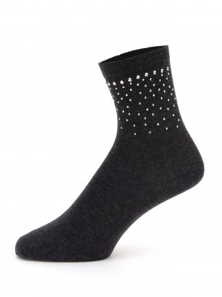 جوراب زنانه خاکستری تیره پیرکاردین