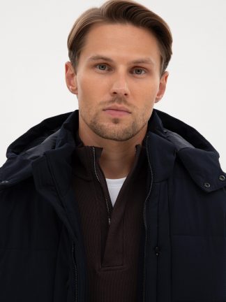 کاپشن مردانه سرمه ای پیرکاردین