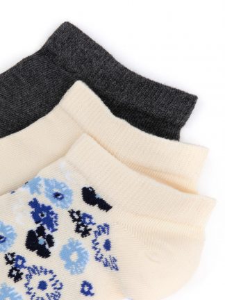 جوراب زنانه کرم یو اس پولو