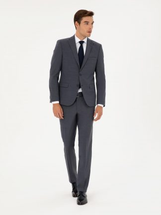 کت و شلوار مردانه آبی تیره پیرکاردین