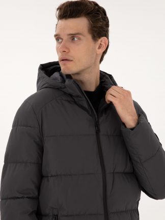 کاپشن مردانه خاکستری پیرکاردین