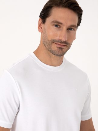 تی شرت مردانه سفید کاشارل