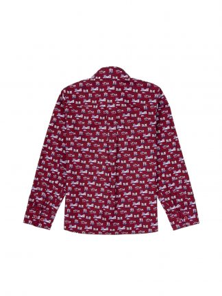 پیراهن پسرانه زرشکی یو اس پولو