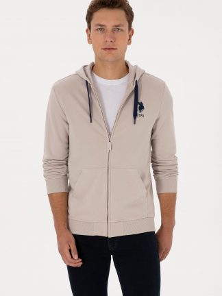 سویشرت مردانه طوسی یو اس پولو