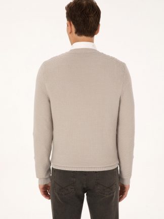 پلیور مردانه طوسی یو اس پولو