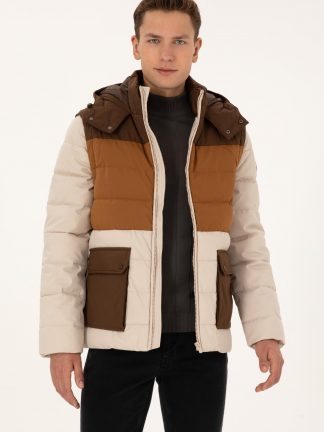 کاپشن مردانه بژ یو اس پولو