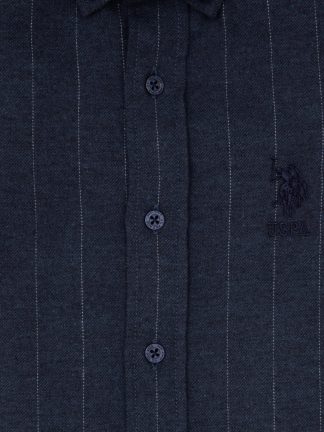 پیراهن پسرانه سرمه ای یو اس پولو