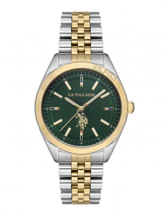 ساعت مچی زنانه زرد یو اس پولو