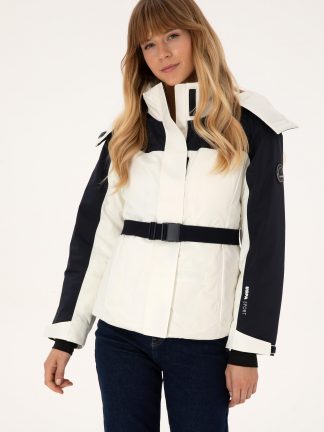 کاپشن زنانه سرمه ای یو اس پولو