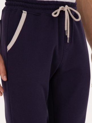 شلوار راحتی مردانه زرشکی یو اس پولو