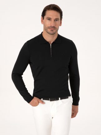 پلیور مردانه مشکی کاشارل