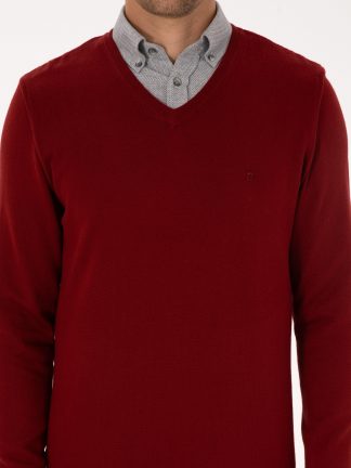 پلیور مردانه آجری پیرکاردین