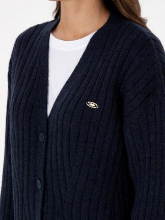 ژاکت زنانه سرمه ای یو اس پولو