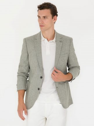 کت مردانه خاکی روشن پیرکاردین